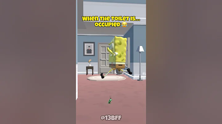 Toilet occupied, SpongeBob farts! (Funny memes) 😂😂 #shorts #fart #memes