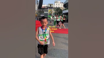 Bin vừa hoàn thành chạy 5 km lần đầu tiên