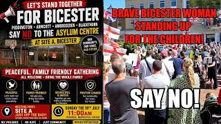 Brave Bicester Woman Protests! - 'We Must All Stand Together For Our Children's Future!'