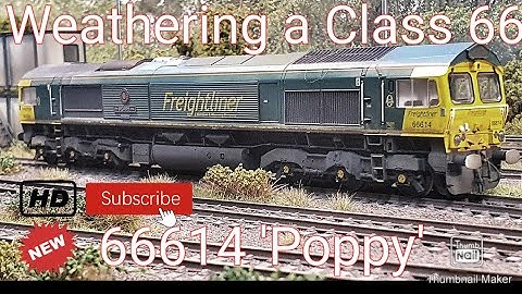 Detailing and weathering a Class 66 00 Gauge/model railway