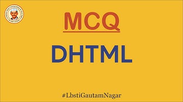 20 MCQ of #JAVA Script #DHTML | #Computer | Questions for Freshers and Experienced