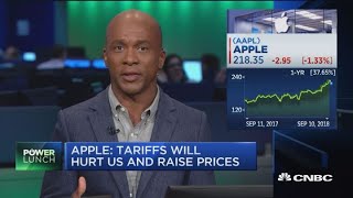 Apple: Tariffs will hurt us and raise prices