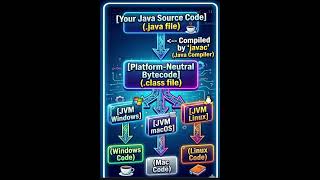 Why Java is Platform Independent? 🤔 Key Secret Explained! #shorts#javatelugu