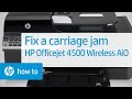 Fixing a Carriage Jam | HP Officejet 4500 Wireless All-in-One (G510n) | HP