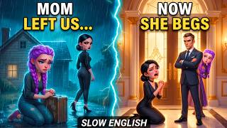 Mom Left Rumi Because She Is Poor | Slow English Listening Practice (Level A2)