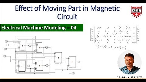 Modeling of EM 04: Effect of Moving Part in Magnetic Circuit By Dr Rajin M. Linus
