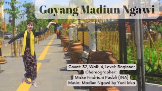 Goyang Madiun Ngawi Line Dance, choreo: Miske Findriani Paduli (INA)