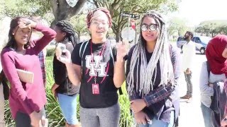 GOP Debate at the University of Houston - Student interviews about Donald Trump