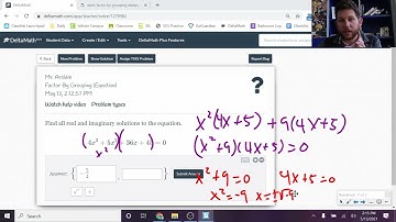 DeltaMath Factor by Grouping