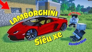 ĐƯỢC BẠN THÂN TẶNG CHO SIÊU XE LAMBORGHINI VÌ ĐÃ CỨU MẠNG TRONG MCPE | Thử Thách SlenderMan