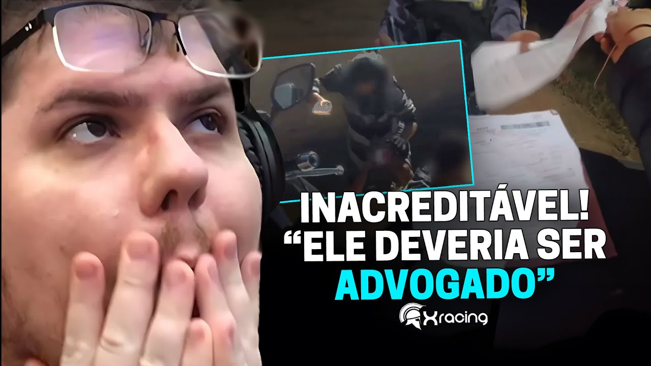 CASIMIRO REAGE: ENQUADROS DE MOTO (EP. 90) DEIXOU O POLICIAL SEM PALAVRAS | Cortes do Casimito