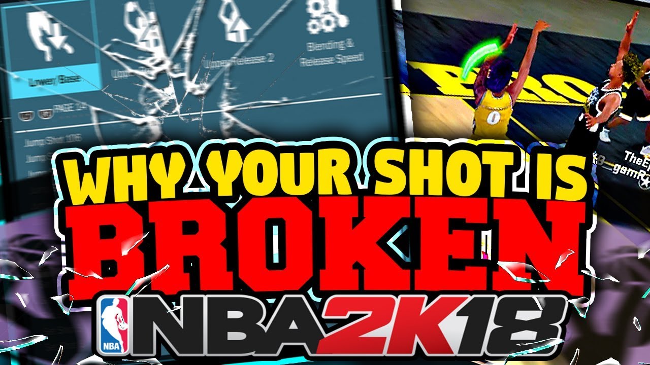 THE REAL REASON WHY YOUR SHOT IS BROKEN IN NBA2K18!! THE SECRET TO