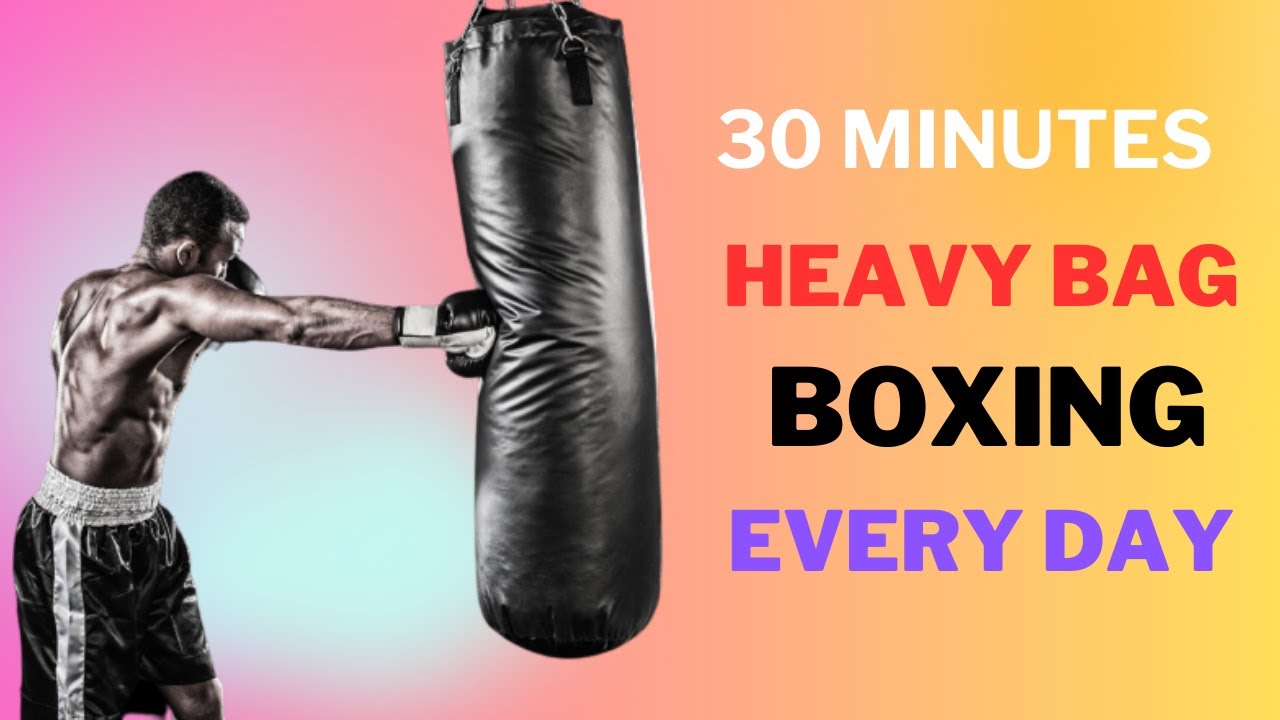 Most Effective 30 Minute Boxing Heavy Bag HIIT Workout YouTube
