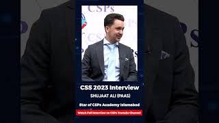 Mock Interview Css Exam Preparation From Csps Academy, Islamabad
