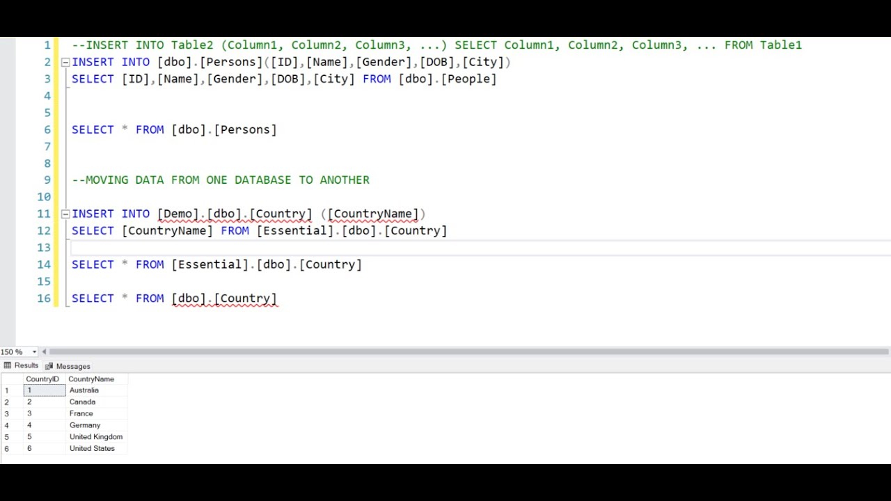 Insert from select. SQL Insert into select DELPHI.