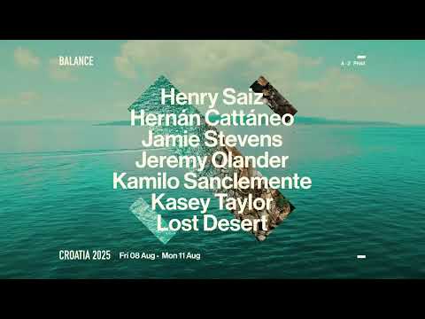 Balance Croatia Festival Lineup - The Garden Resort, Tisno