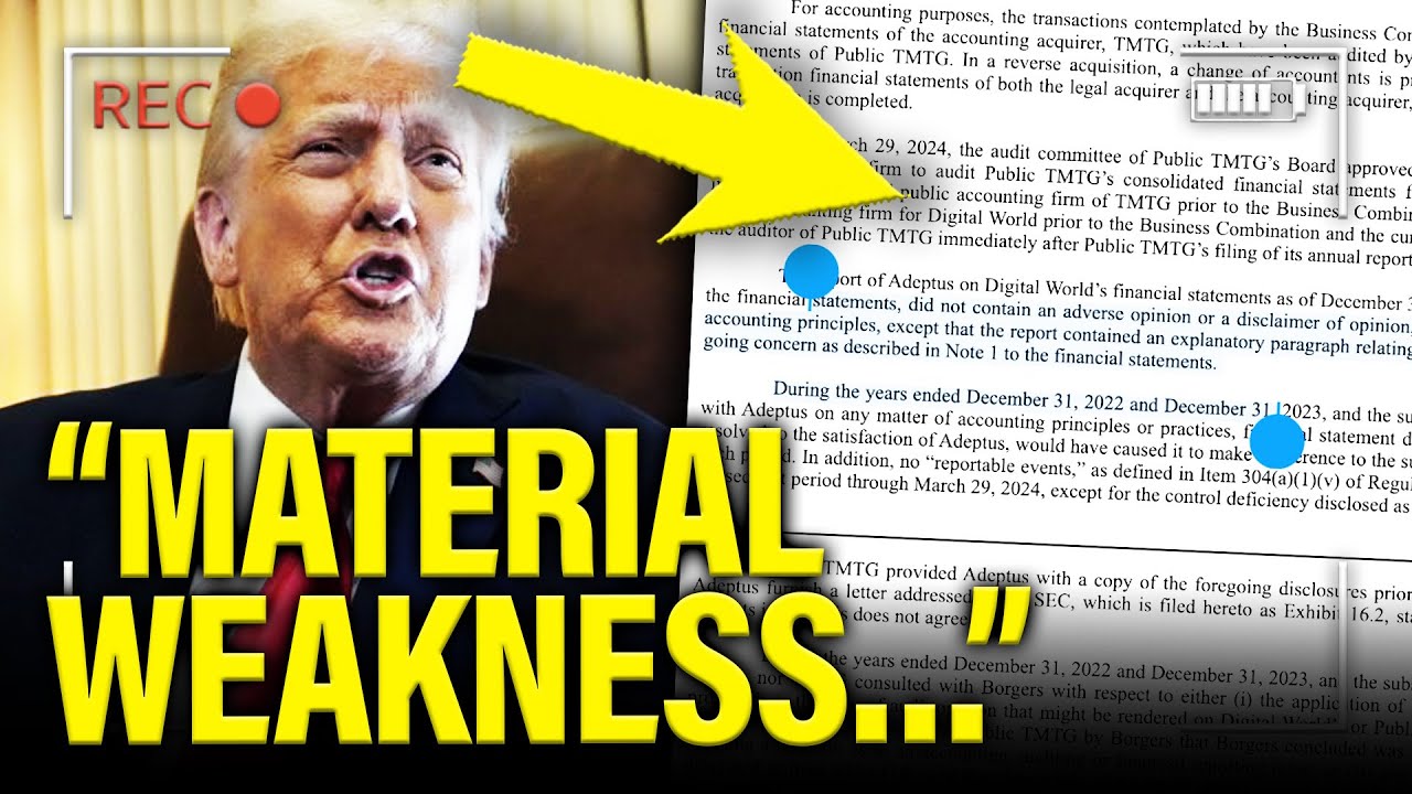 SOS!!! Trump SEC Financials raise MAJOR RED ALARMS