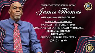 James Thomas - The Celebration Of His  Wonderful Life Profile