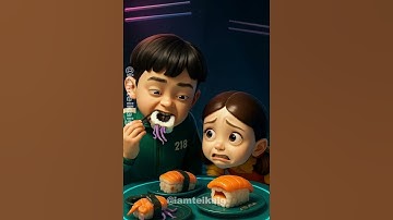 Squid Game AI Cursed Sushi Mukbang ASMR 🍣👁️ #squidgame #squidgame2 #ai #asmr