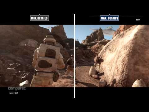 Star Wars: Battlefront PC | Beta-Gameplay / Grafikvergleich / Graphics comparison
