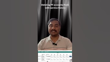 Deleting PF accounts from UAN service history