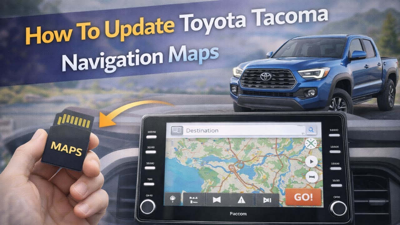 Как обновить навигационные карты Toyota Tacoma