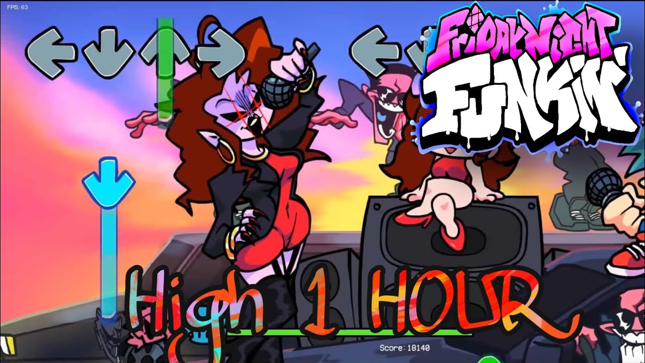 Friday Night Funkin High Week 4 1 Hour Youtube