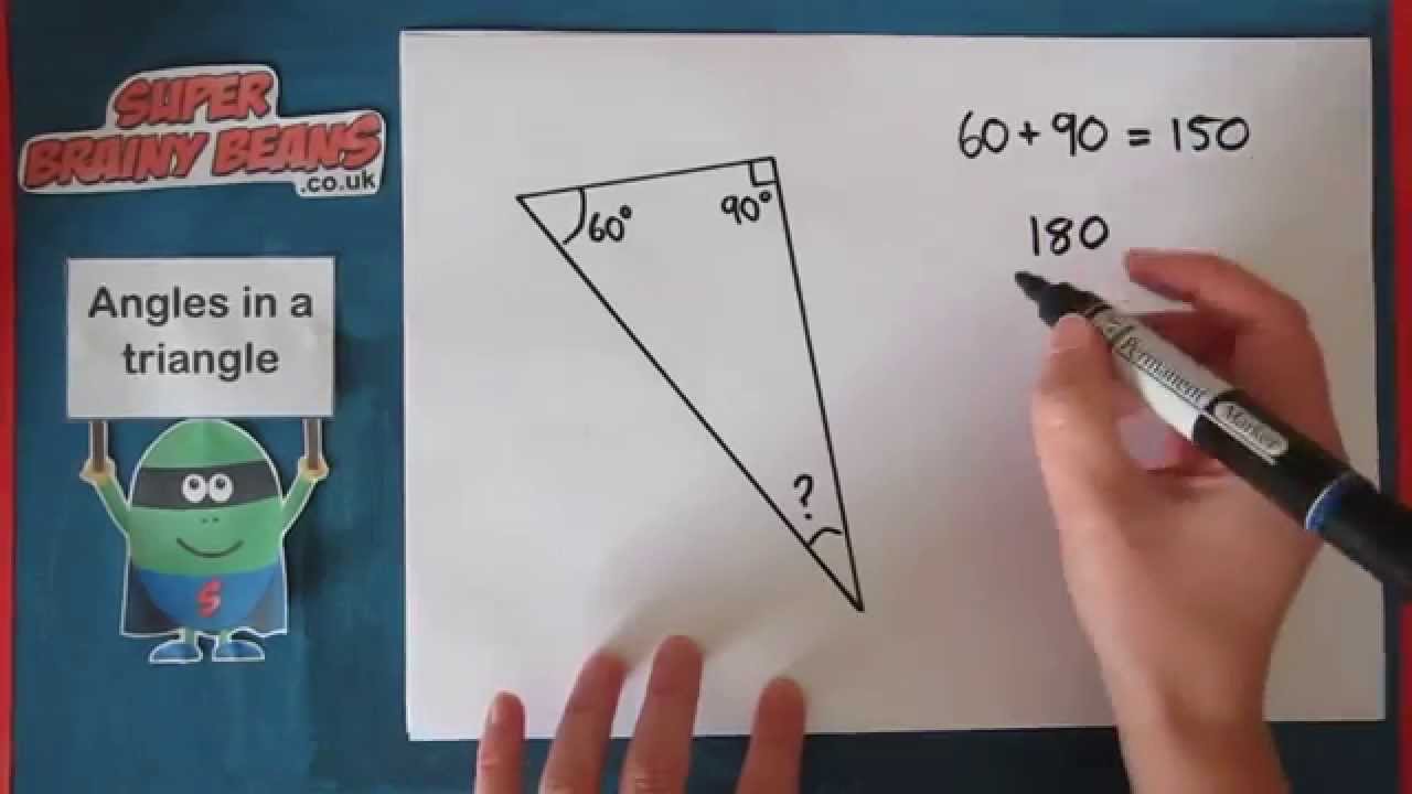 Angles in a triangle - YouTube