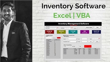 Inventory Management Software In Excel | VBA | Userform