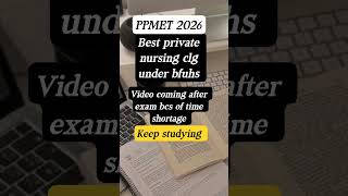 #ppmet2026 #bfuhs l#privatecollegesunderbfuhs#ppmet#cutoff #ranks#bestcolleges#bscnursing#entrance