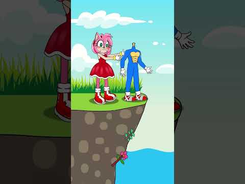Sonic sacrifices himself to save baby Amy! | Sad Animation 😥😥😥 #shorts #animation #story