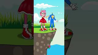 Sonic sacrifices himself to save baby Amy! | Sad Animation 😥😥😥 #shorts #animation #story