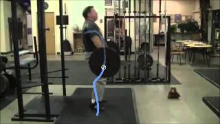 Mark Rippetoe Power Clean bar path