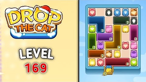 Drop the cat level 169 walkthrough solution gameplay