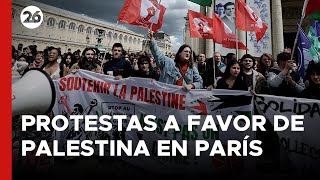 francia-las-protestas-a-favor-de-palestina-llegaron-a-las-universidades-de-paris