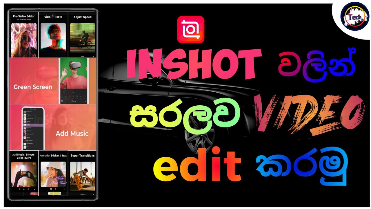 Inshot Video Editing Tutorial How to edit video on Inshot | Inshot tutorial sinhala - YouTube