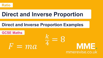 Ratio and Proportion - Direct and Inverse Proportion Examples 1&2