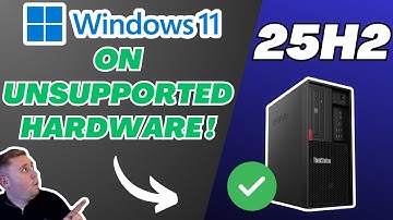 Installeer Windows 11 25H2 op NIET-ONDERSTEUNDE HARDWARE - snel en eenvoudig!