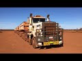 Massive roadtrains in Australia&#39;s North-West, and the 90 Mile Straight !