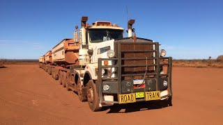 Massive roadtrains in Australia&#39;s North-West, and the 90 Mile Straight !