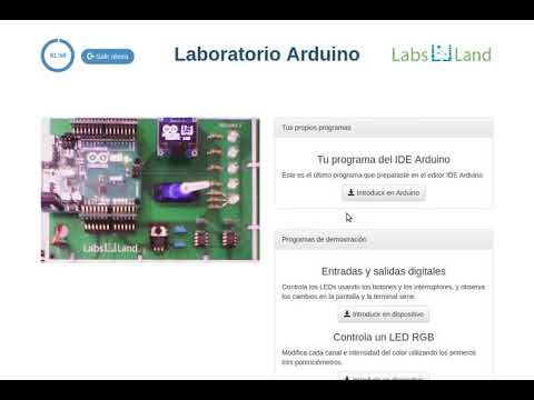 LabsLand Arduino UNO Laboratorio Online - Bloques - YouTube