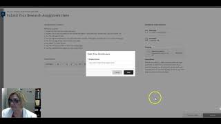 Submitting Research Assignment in Ultra
