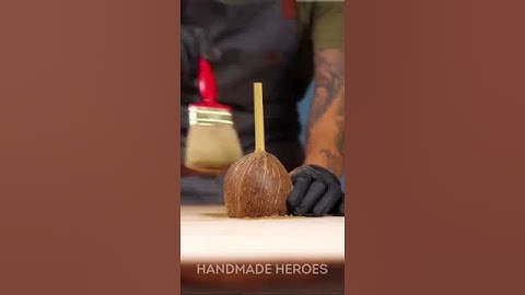 español   Unique eco friendly drinkware made out of coconut 🥥