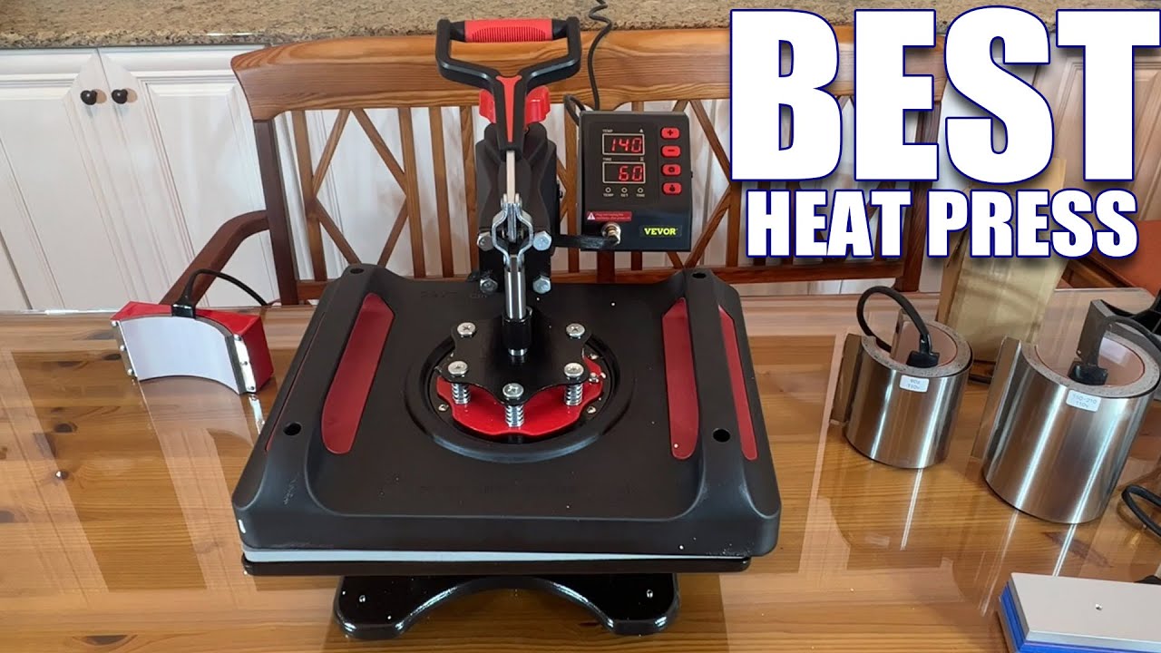 VEVOR 11 in 1 Heat Press, 12 x 15 Inch, Multifunctional Clamshell