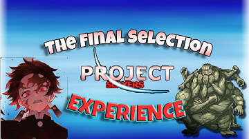 The Final Selection Experience in Project Slayers