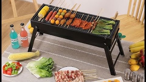 bếp nướng than hoa dài