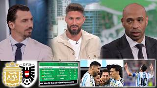 Argentina vs Austria 2-0 Henry & Zlatan Go Crazy on Messi makes Record | "Messi is Goat of Football"