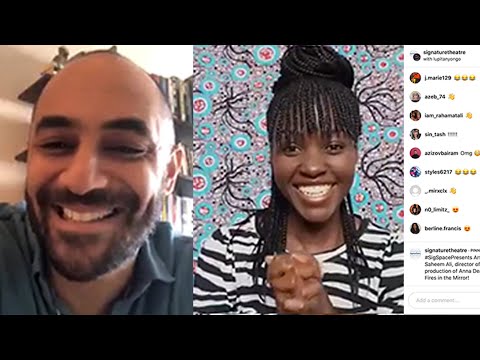 Saheem Ali and Lupita Nyong'o Kick off the First ARTS LUNCH