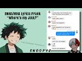 BNHA/MHA Class 1-A Lyric Prank | “Where’s my JUUL??” | Deku smoking??