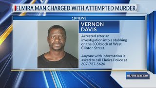Elmira man charged with attempted murder in W. Clinton St. stabbing